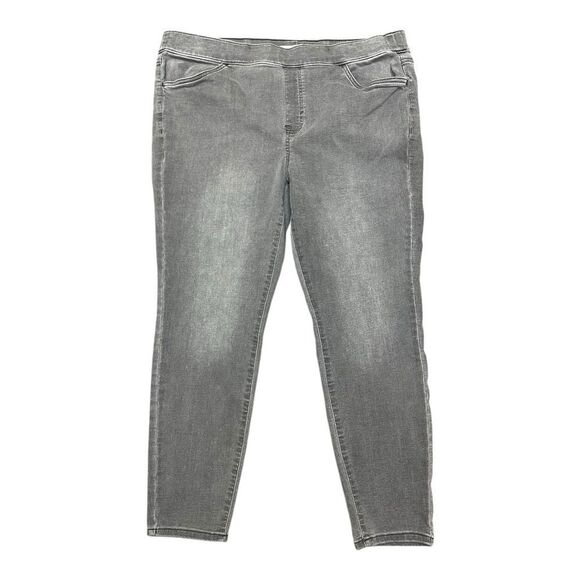 Sonoma Gray Cropped Skinny Jeans with Modern Tapered Fit Stretch Size 16W - Picture 1 of 7